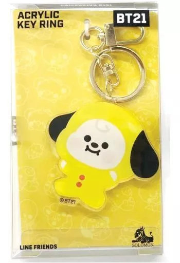 CHIMMY(ジミン) ベビーアクリルキーリング 「BT21」