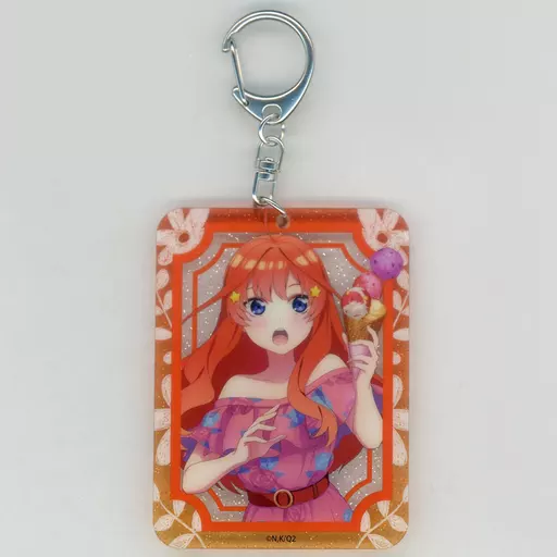 中野五月(ラメ入り) 「五等分の花嫁∬ キャンペーン 2021 in セガ トレーディングアクリルキーホルダー 2021 Summer Vacation! ver.」