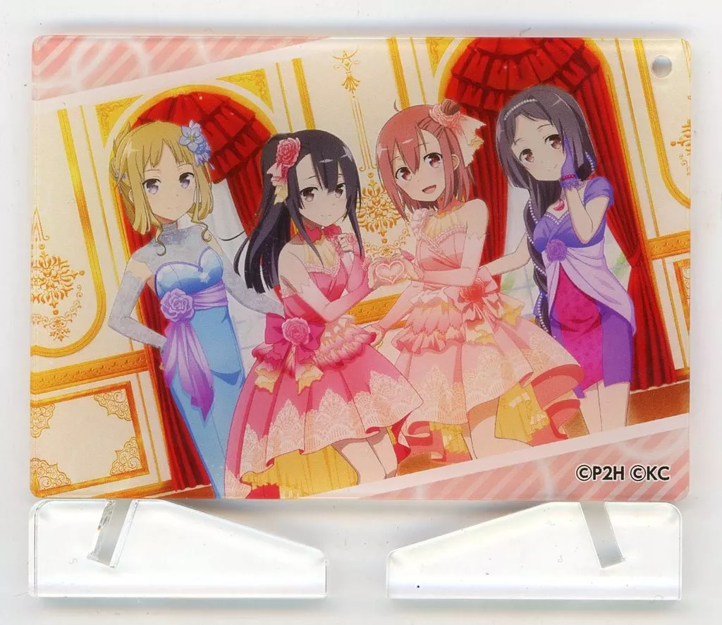 舞踏会 若葉＆千景＆高嶋＆ひなた アクリルキーホルダー 「結城友奈は勇者である 花結いのきらめき」