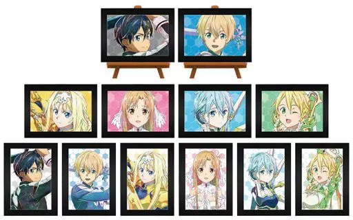 全12種セット 「ソードアート・オンライン アリシゼーション War of Underworld トレーディング Ani-Art 第3弾 ミニアートフレーム」