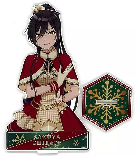 白瀬咲耶(Silent night ver.) 公式アクリルスタンド 「THE IDOLM＠STER SHINY COLORS Xmas Party -Silent night-」