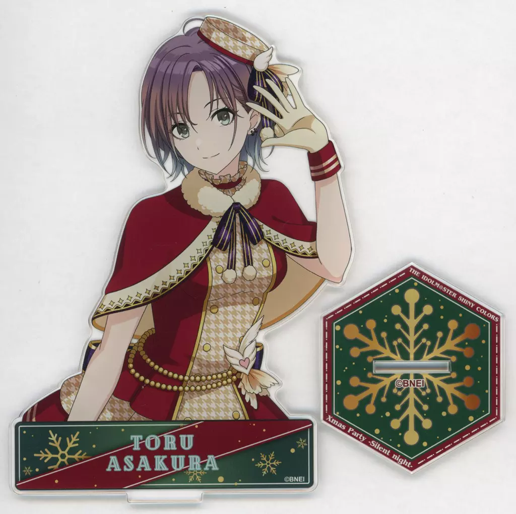 浅倉透(Silent night ver.) 公式アクリルスタンド 「THE IDOLM＠STER SHINY COLORS Xmas Party -Silent night-」