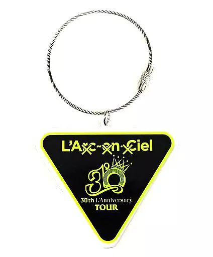 L’Arc～en～Ciel アクリルキーホルダー(三角) 「30th L’Anniversary TOUR」 デジタル ラルくじ景品