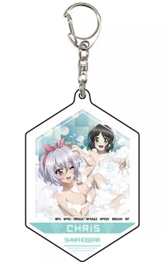 3.雪音クリス 「戦姫絶唱シンフォギアXD UNLIMITED アクリルキーホルダー 05 クリスバースデーver.」