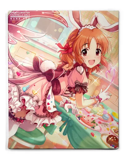 安部菜々(バレンタイン☆ウサミン) F6キャンバスアート 「アイドルマスター シンデレラガールズ」