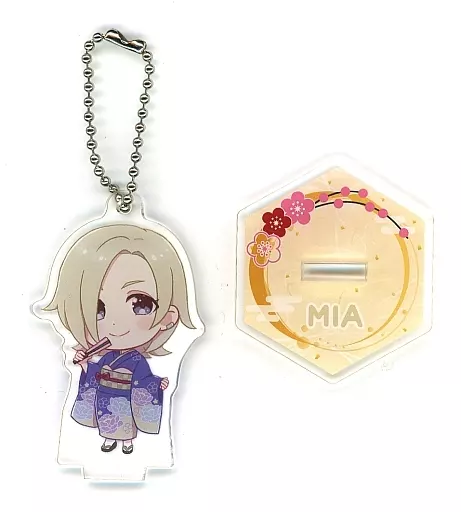 ミア・テイラー 「セガコラボカフェ ラブライブ!シリーズ～LIVE with a smile～ スタンド付きデフォルメアクリルキーホルダー(虹ヶ咲学園スクールアイドル同好会 晴れ着 デフォルメ)」