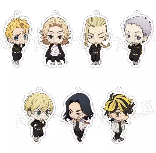 全7種セット 「東京リベンジャーズ 秘めごとCollection トレーディングアクリルキーホルダー」