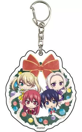 集合 「カノジョも彼女 アクリルキーホルダー 03.クリスマスver. ミニキャラ」