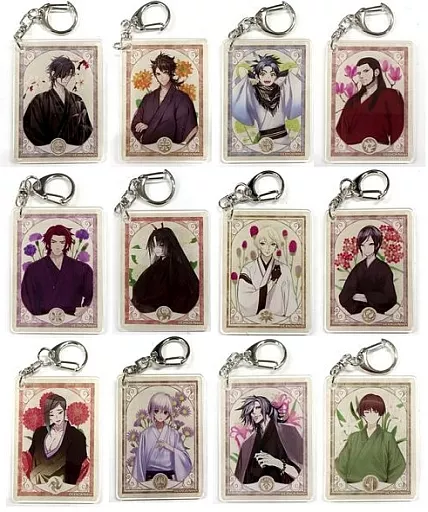 全12種セット 「刀剣乱舞-ONLINE- 華こよみ絵巻 アクリルキーホルダーコレクション 第二弾」