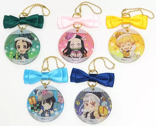 全5種セット 「鬼滅の刃×ufotable cafe クリスマスイベント2021 ランダムアクリルオーナメントチャーム」