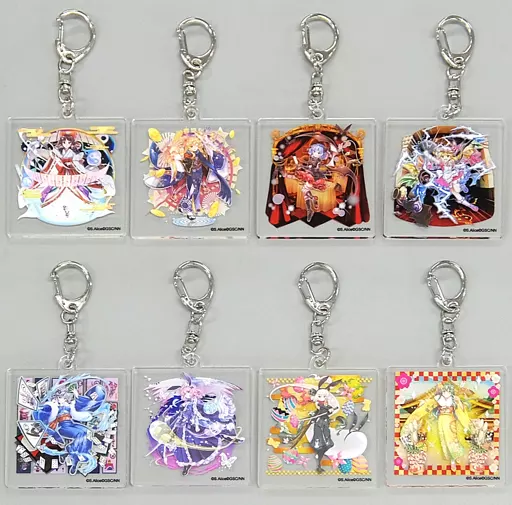 全8種セット 「東方LostWord×ローソン 第2弾 アクリルキーホルダー」
