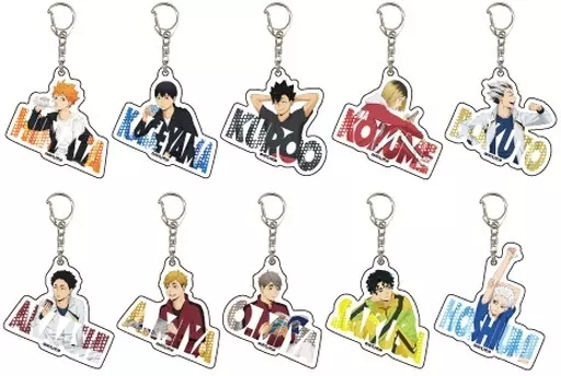 全10種セット 「ハイキュー!! POP UP STORE in A3STORE アクリルキーホルダー 05.リラックスver.(描き下ろし)」