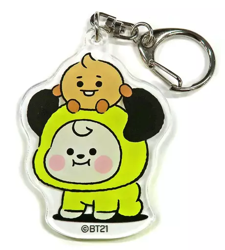 CHIMMY(ジミン)＆SHOOKY(シュガ) アクリルキーホルダー 「『BT21カフェ』 ～A LITTLE FESTA～」