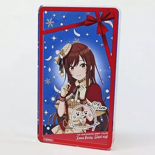 大崎甘奈(Xmas Party -Silent night- ver.) 公式アクリルトロフィー 「THE IDOLM＠STER SHINY COLORS Xmas Party -Silent night-」