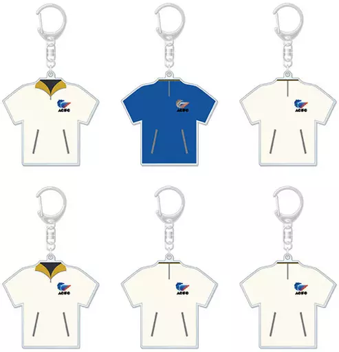 全6種セット 「フットサルボーイズ!!!!! ユニフォームアクリルキーホルダー 天ノ川学園」