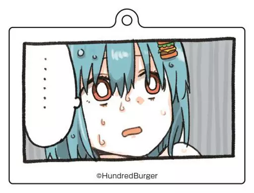 E.ハンバーガーちゃん 名場面アクリルキーホルダー 「ハンバーガーちゃん」