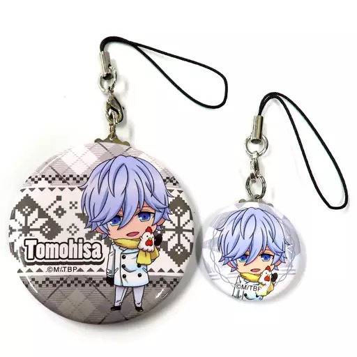 北門倫毘沙(冬服) 「B-PROJECT～鼓動*アンビシャス～ ローソンオリジナルイラスト 缶ストラップ」