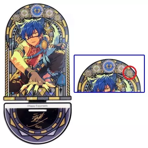アクリルスタンド・アクリルパネル　[リコール前] 漣ジュン 「あんさんぶるスターズ!! 時光アクリルスタンド Cグループ」 中国限定