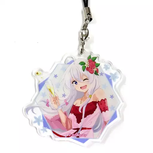 パーティードレス(イレイナ) アクリルストラップ 「くじ引き堂 魔女の旅々くじ 誕生日を迎える美少女は誰でしょう? そう、私です!」 C-1賞