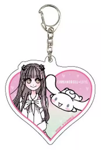 齋藤樹愛羅 「イコールラブ(=LOVE)×シナモロール アクリルキーホルダー 01」