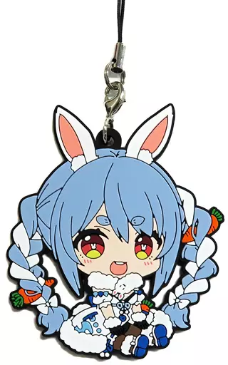 兎田ぺこら 「ホロライブ×極楽湯・RAKU SPA フロライフ ぺたん娘トレーディングラバーストラップ」