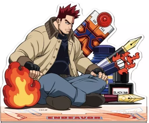 4.エンデヴァー アクリルスタンド2 「僕のヒーローアカデミア」_image