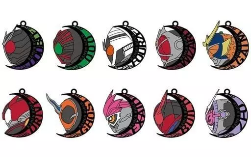 駿河屋 -<中古>全10種セット 「仮面ライダーステンドグラス風チャーム