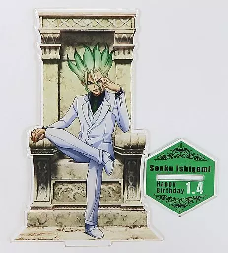 Dr.STONE 石神千空　Birthday2024 マルイ　アクリルボード Dr.STONE 石神 千空 マルイ バースデー アクリルスタンド 缶バッジ