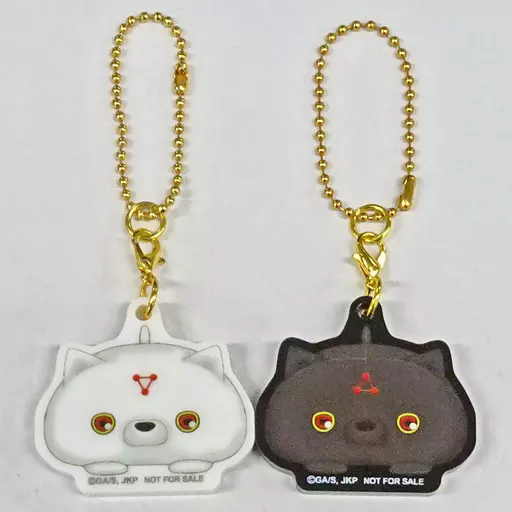 玉犬(白＆黒) くっつきアクリルキーホルダー2個セット 「呪術廻戦 玉犬もちクッションセット」 TOHO animation STORE購入特典