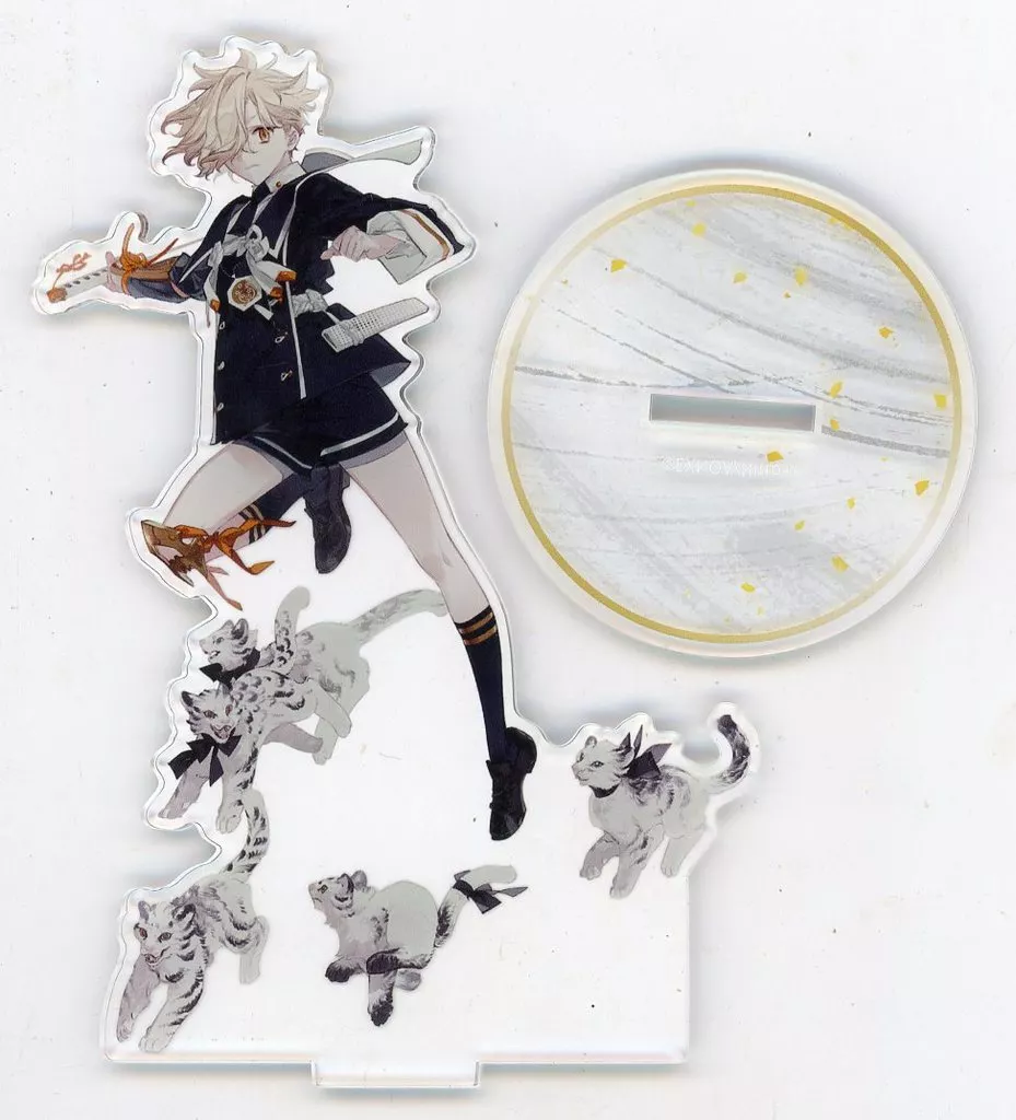 刀剣乱舞　五周年記念祝画　アクスタ　五虎退 駿河屋 -<中古>五虎退 5周年記念祝画アクリルキャラスタンド