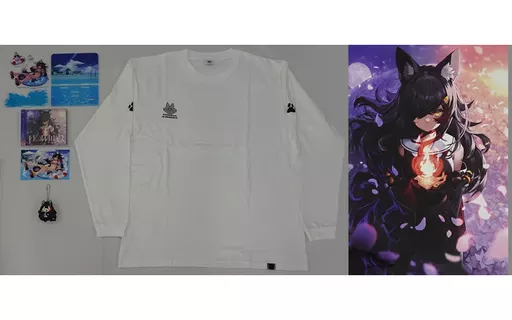 グッズセット　[特典付き] 大神ミオ 誕生日記念フルセット(TシャツLサイズ) 「バーチャルYouTuber ホロライブ 大神ミオ 誕生日記念2021」
