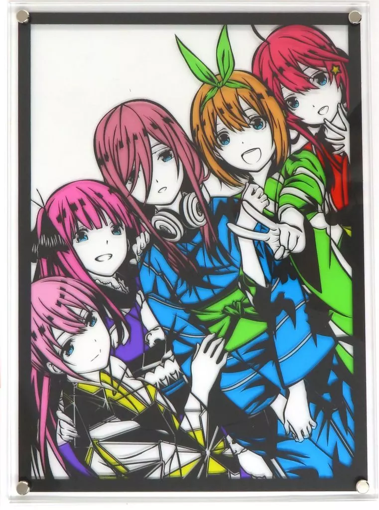 集合(浴衣でピース) キリトリエ(切り絵) 「五等分の花嫁」_img