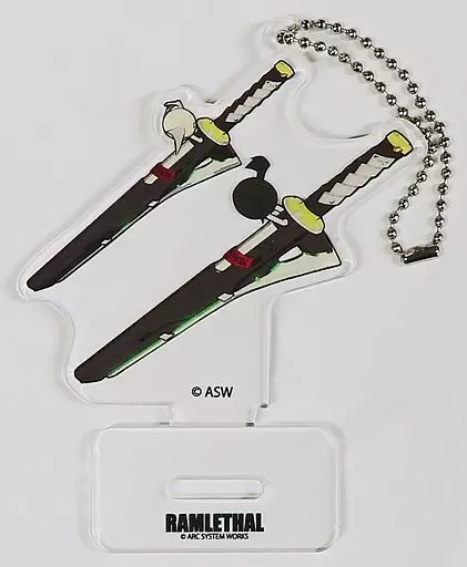 ラムレザル＝ヴァレンタイン 武器アクリルスタンドキーホルダー 「DMMスクラッチ! GUILTY GEARシリーズ」 D-9賞