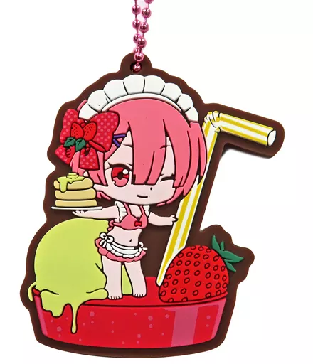 ラムA ラバーマスコット 「ガシャポンくじ Re：ゼロから始める異世界生活あそーと レム＆ラム6」 B賞
