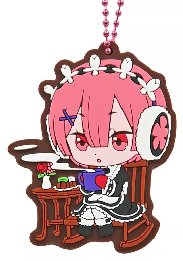 ラムB ラバーマスコット 「ガシャポンくじ Re：ゼロから始める異世界生活あそーと レム＆ラム6」 B賞