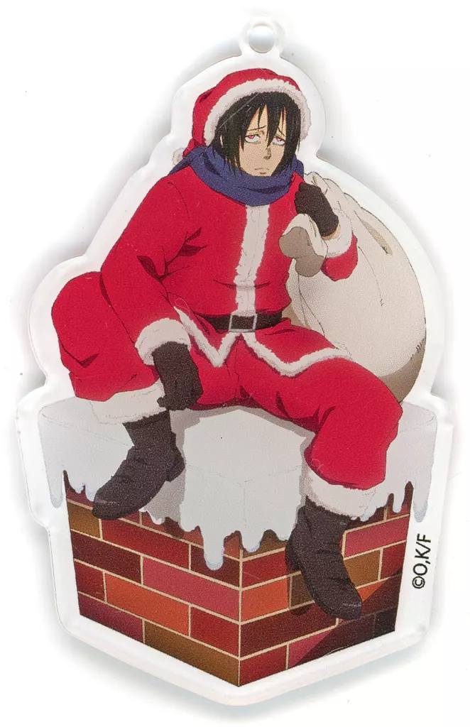 新門紅丸 クリスマス 描き下ろし アクリルキーホルダー 「炎炎ノ消防隊」