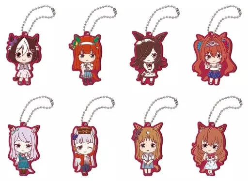 全8種セット 「ウマ娘 プリティーダービー 一緒におでかけカプセルラバーマスコット1」