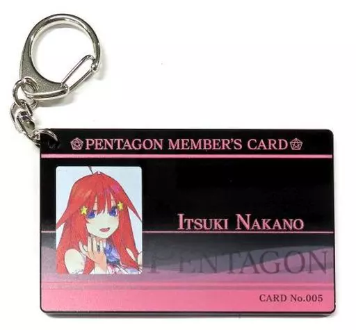 中野五月 カードキー風キーホルダー 「五等分の花嫁展 MAKEOVER 中野五月 グッズセットB」