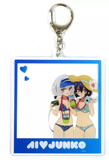 水野愛＆紺野純子 フォトフレーム風アクリルキーホルダー 「ゾンビランドサガ」