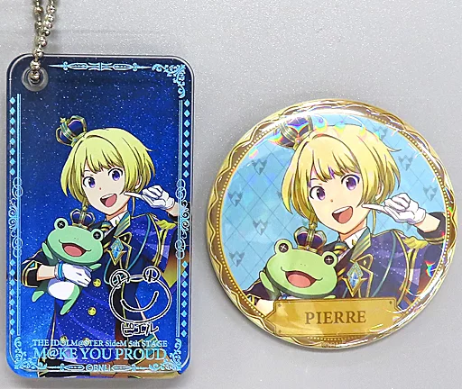 ピエール 公式アクリルトロフィー＆ホログラム缶バッジ 「THE IDOLM＠STER SideM 5th STAGE ～M＠KE YOU PROUD～」