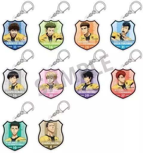 全10種セット 「アオアシ トレーディングアクリルキーホルダー」