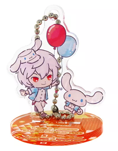 空閑遊真＆シナモロール 「ワールドトリガー×サンリオキャラクターズ PremiumShop ミニアクリルスタンドキーホルダー vol.1」