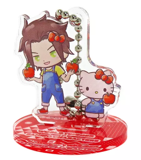 嵐山准＆キティ 「ワールドトリガー×サンリオキャラクターズ PremiumShop ミニアクリルスタンドキーホルダー vol.1」