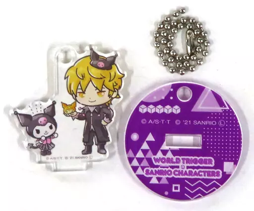 出水公平＆クロミ 「ワールドトリガー×サンリオキャラクターズ PremiumShop ミニアクリルスタンドキーホルダー vol.1」