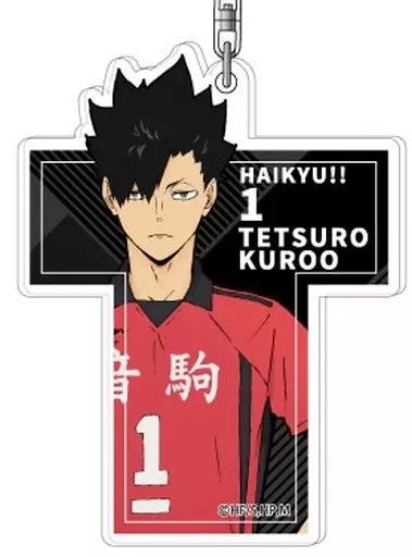 04.黒尾鉄朗 イニシャルアクリルキーホルダー 「ハイキュー!!」