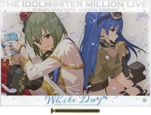 如月千早＆永吉昴 White Day アクリルアート 「Gift オンラインくじ アイドルマスター ミリオンライブ! Valentine’s Day ver.」 A-2-2賞