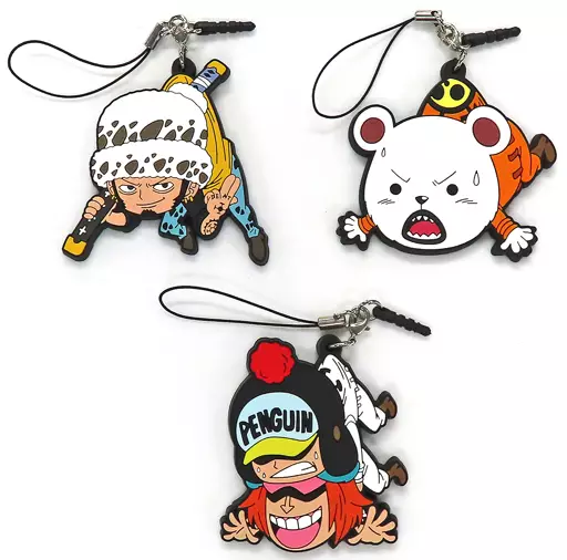 【★加古川物流】【未開封品】ワンピース ハートの海賊団 つままれストラップ　ジャンプフェスタ2017グッズ【703】 駿河屋 -<中古>ハートの海賊団 つままれストラップセット