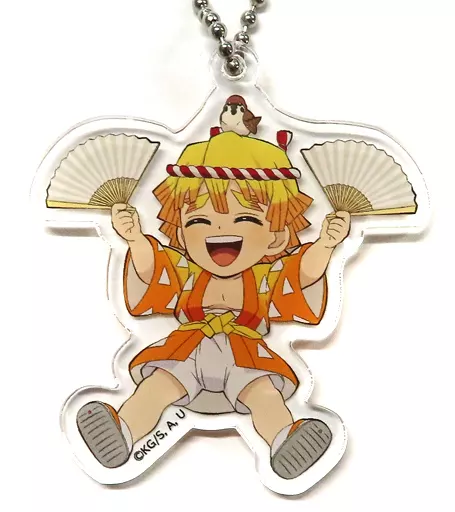 我妻善逸 限定アクリルキーホルダー 「築地銀だこ×鬼滅の刃」 受注生産限定