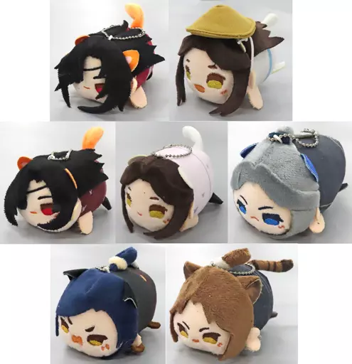 全7種セット ぬいぐるみキーホルダー 「天官賜福 磁力賞(くじ) 銀蝶入夢」 F賞 中国限定
