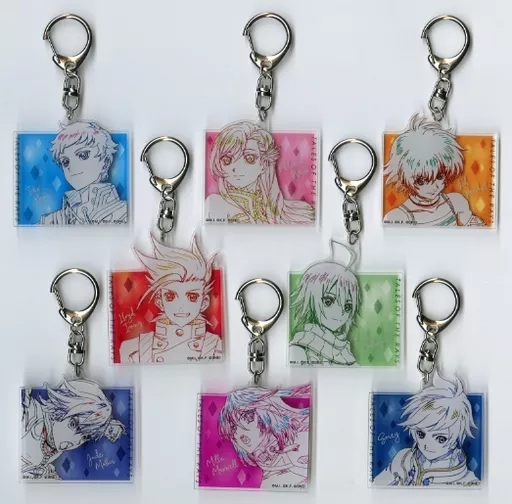 全8種セット 「テイルズオブザレイズ WIT STUDIO トレーディングアクリルキーホルダー」